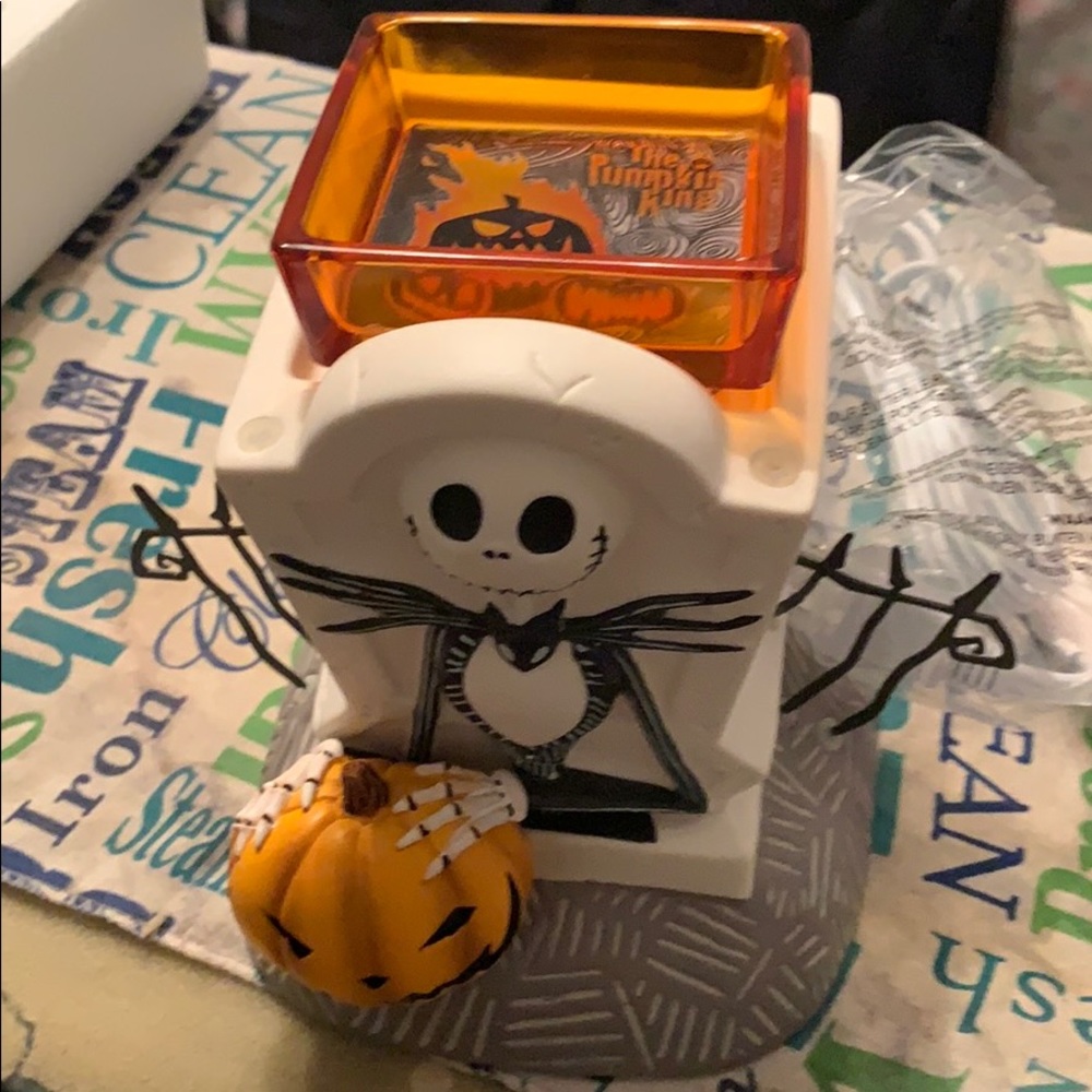 Rare Disney Jack Skellington Scent Warmer